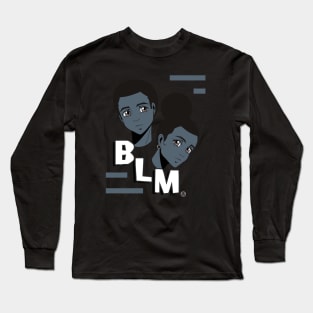 Anime Style Black Lives Matter Long Sleeve T-Shirt